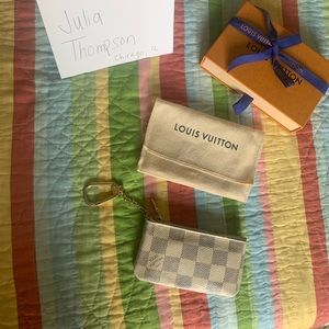 ❌❌SOLD❌❌ Louis Vuitton Damier Azur Key Pouch